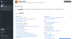Desktop Screenshot of elois.caij.qc.ca